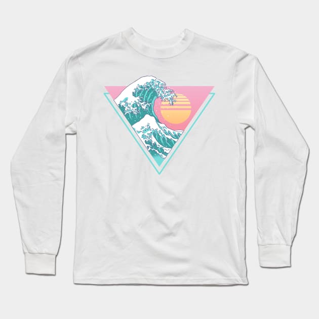 Vaporwave Long Sleeve T-Shirt by OMSIGA